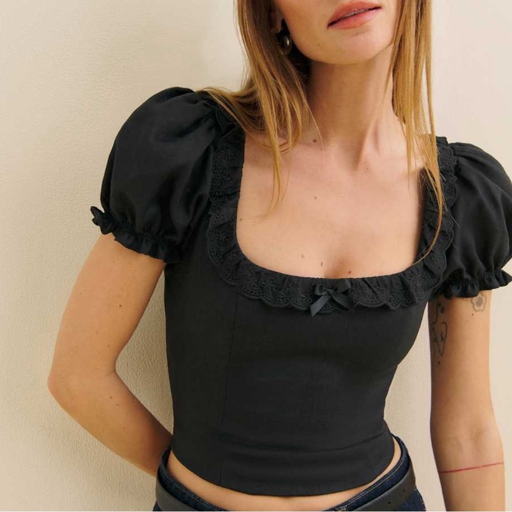 ISO Reformation Alice Puff Sleeve